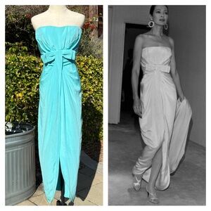 Arnold Scaasi 1990 Resort silk gown
